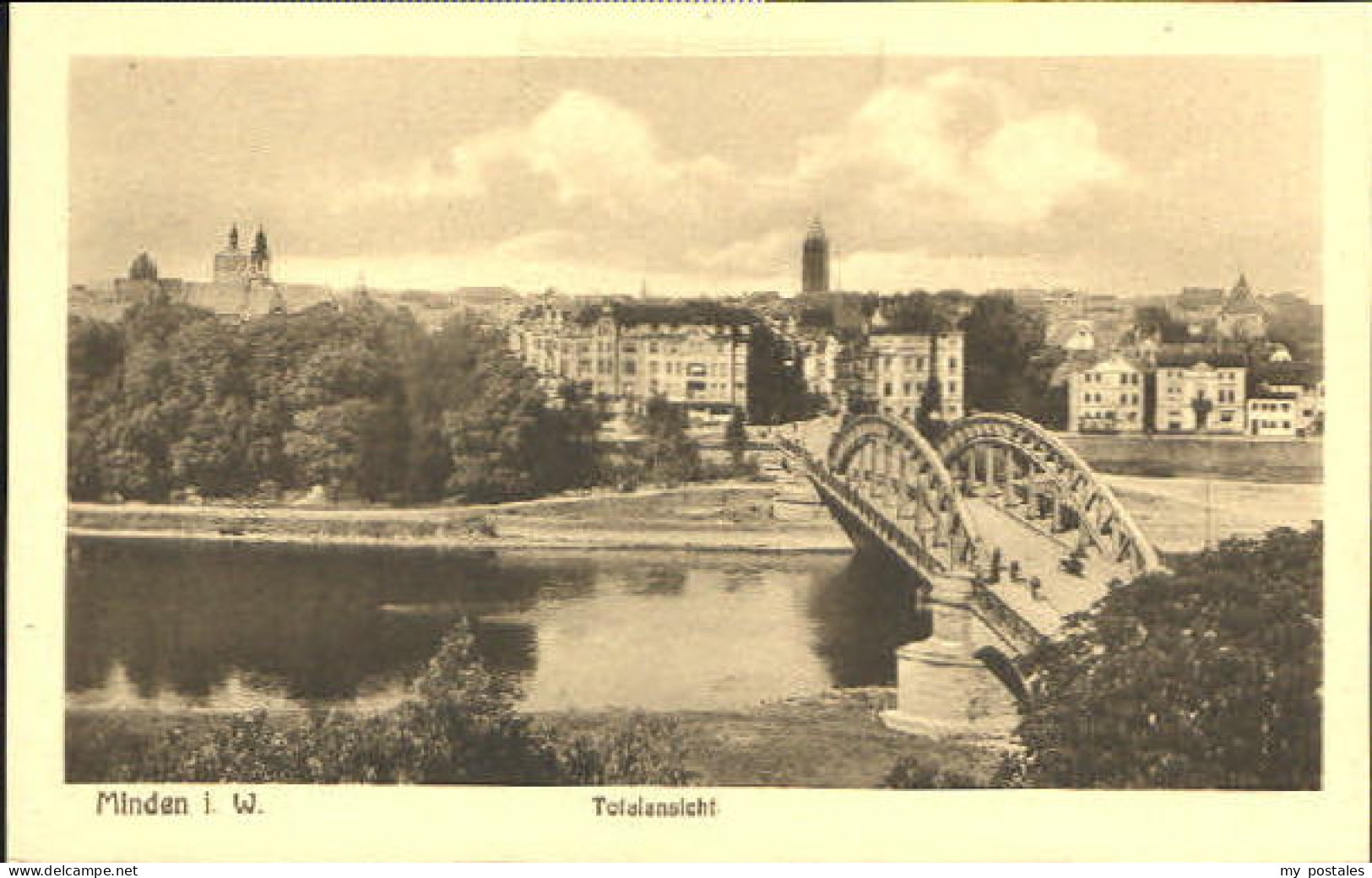 Minden Westfalen Minden  ungelaufen ca. 1920