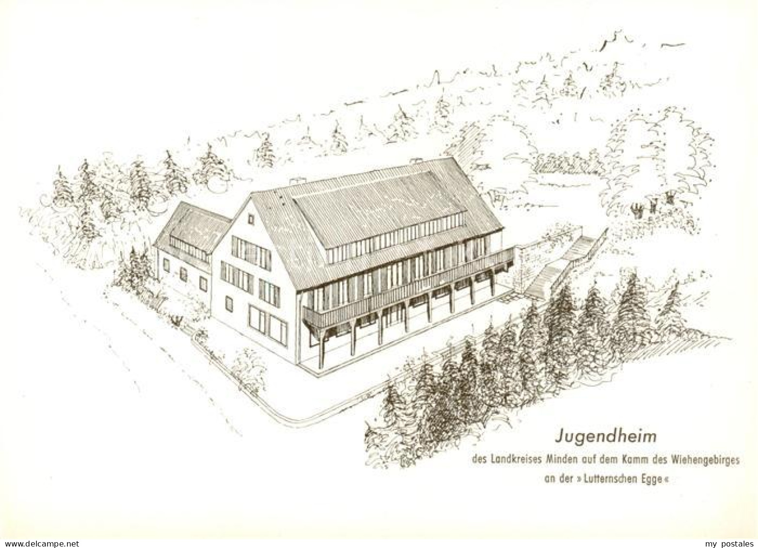 Minden  Westfalen Weser Jugendheim des Landkreises Minden