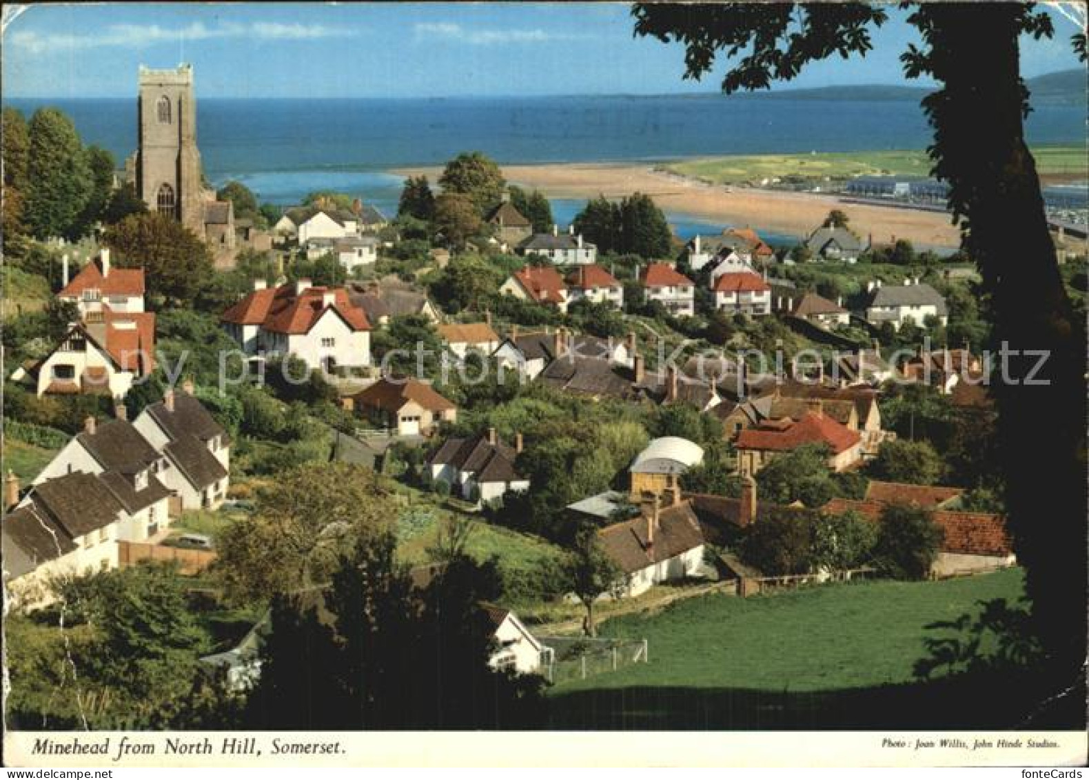 Minehead West Somerset From North Hill Somerset