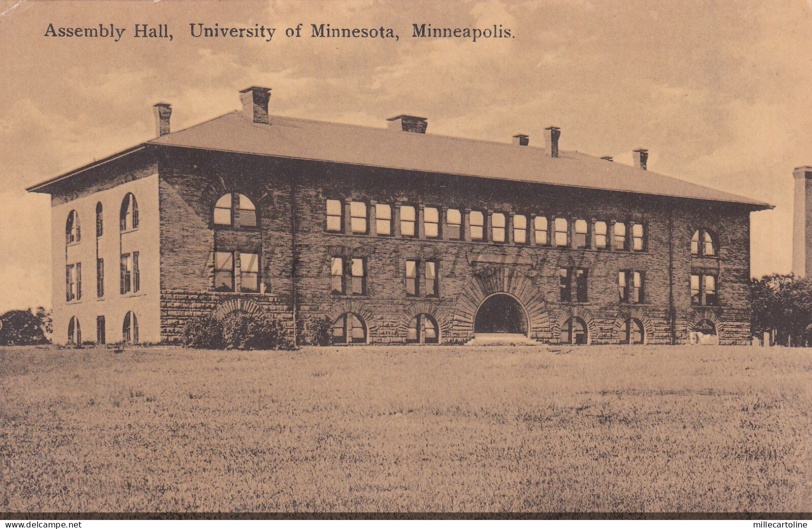 MINNESOTA - Minneapolis, Assembly Hall, University, Postcard