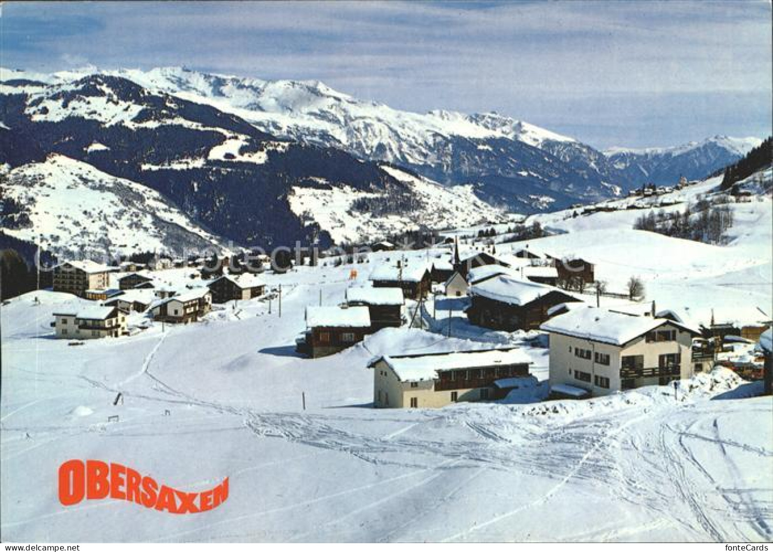 Misanenga Obersaxen mit Eggs und Surcuolm Piz Segnes und Ringelspitz