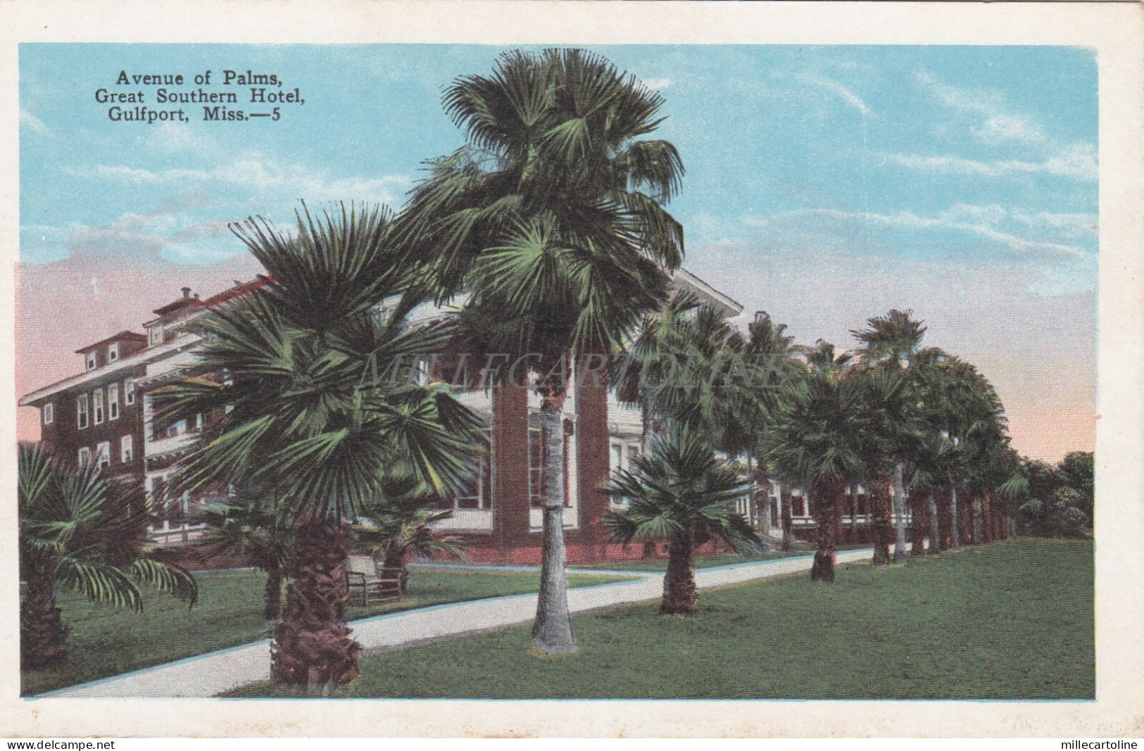 MISSISSIPPI - Avenue of Palms, Great Southern Hotel, Gulfport
