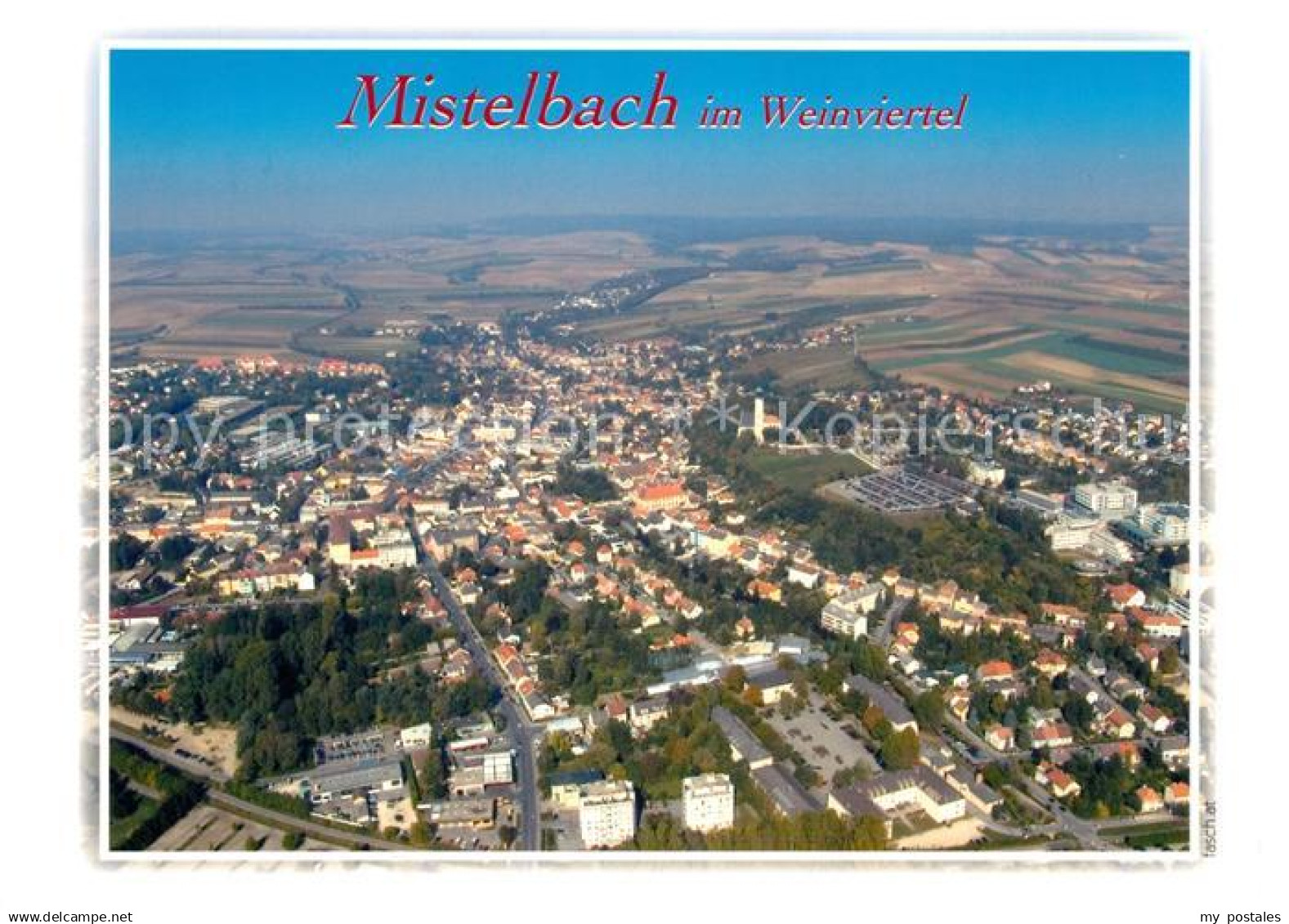 Mistelbach Niederoesterreich Fliegeraufnahme