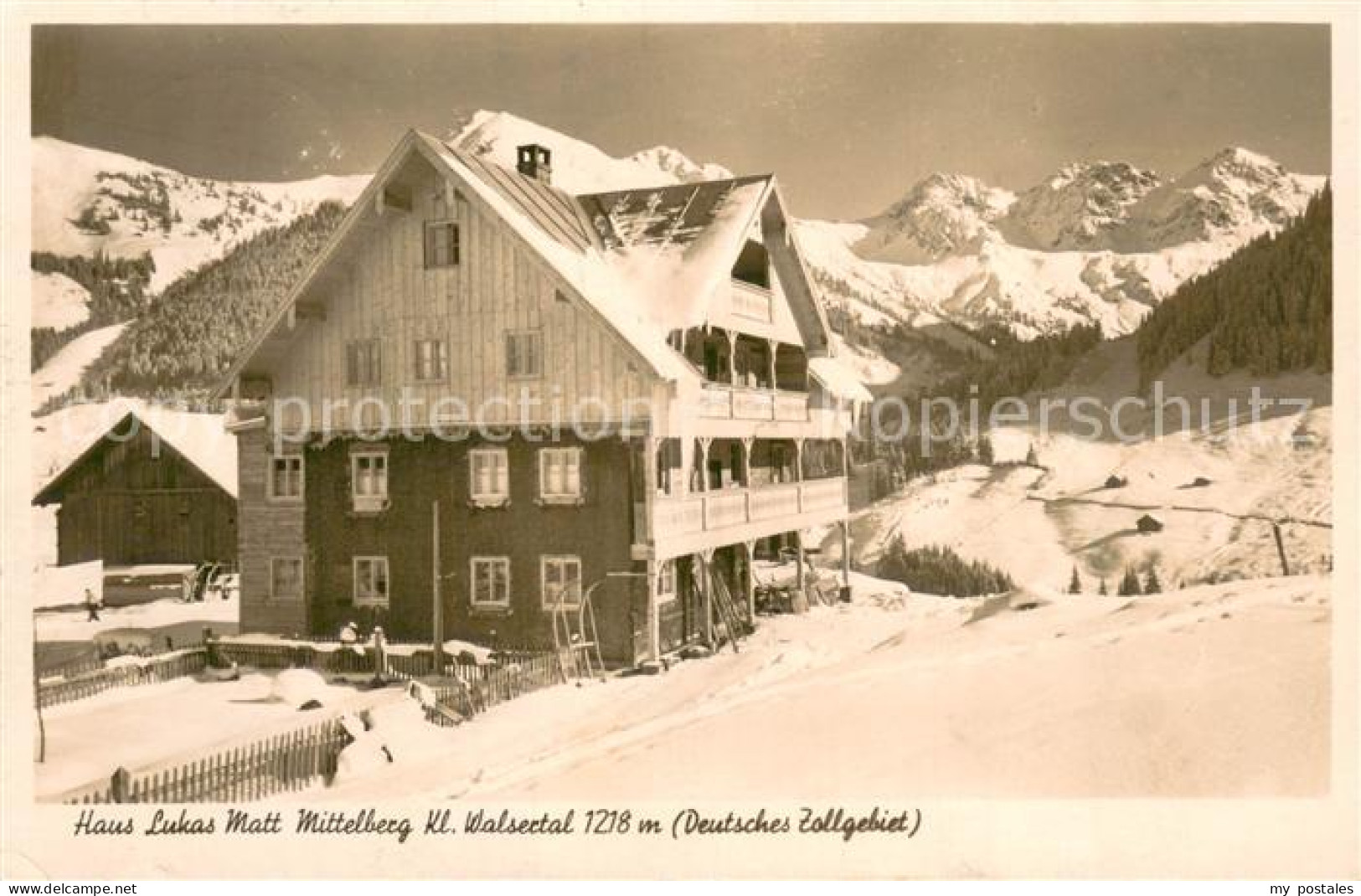 Mittelberg Kleinwalsertal Haus Lukas Matt