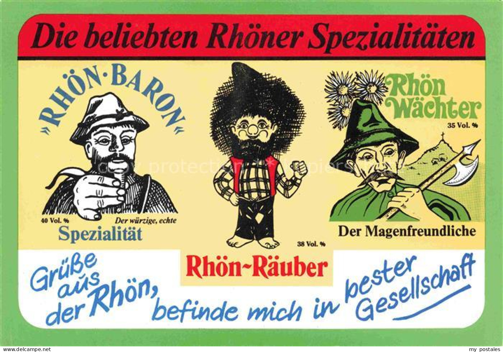 Mittelkalbach Kalbach FULDA Hessen Rhoener Spezialitaeten Rhoen-Spirituosen Rhoe