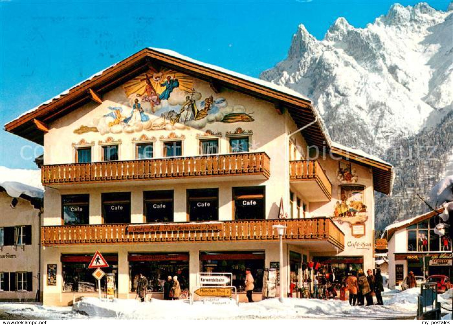 Mittenwald Bayern Geschenkhaus Neuner Cafe Alt Mittenwald Bar