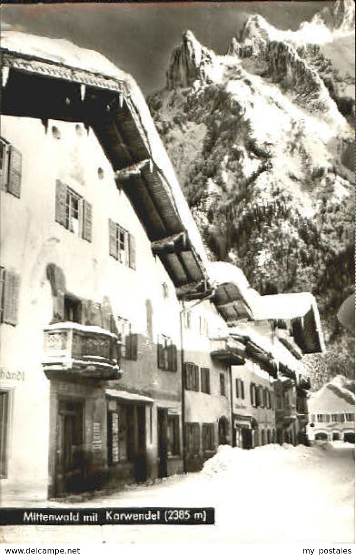Mittenwald Bayern Mittenwald  x 1961