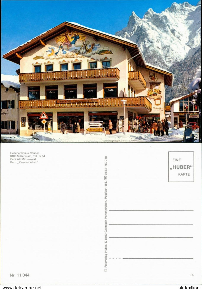 Mittenwald Geschenkhaus Neuner Café Alt Mittenwald Karwendelbar 1975