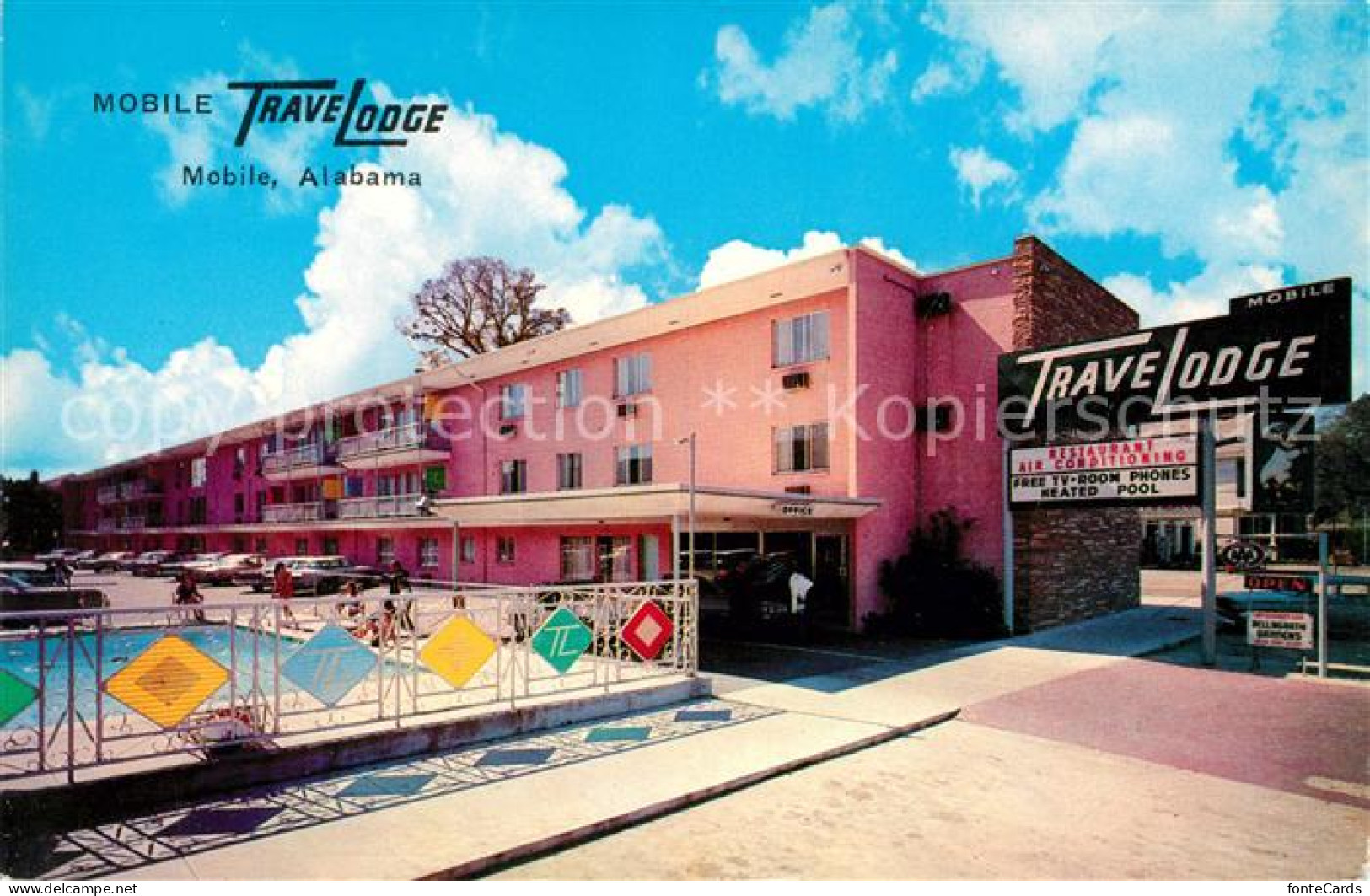 Mobile Travel Lodge Motel Swimming Pool