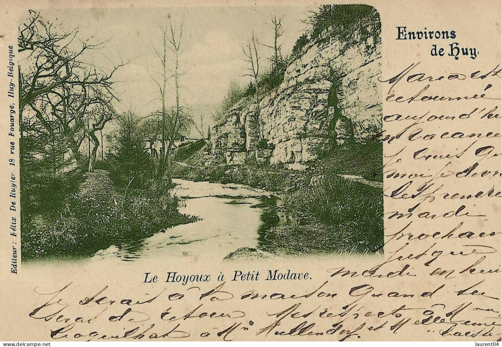 MODAVE. LE HOYOUX A PETIT MODAVE. ENVIRONS DE HUY.