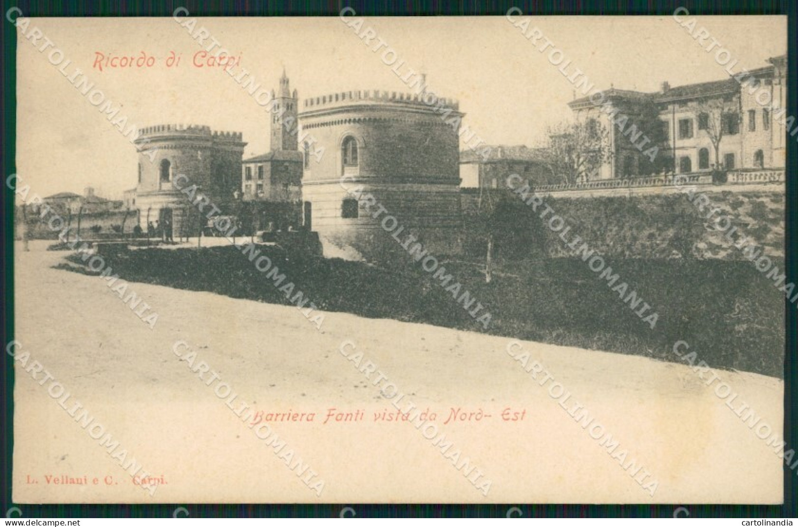 Modena Carpi cartolina QZ4886