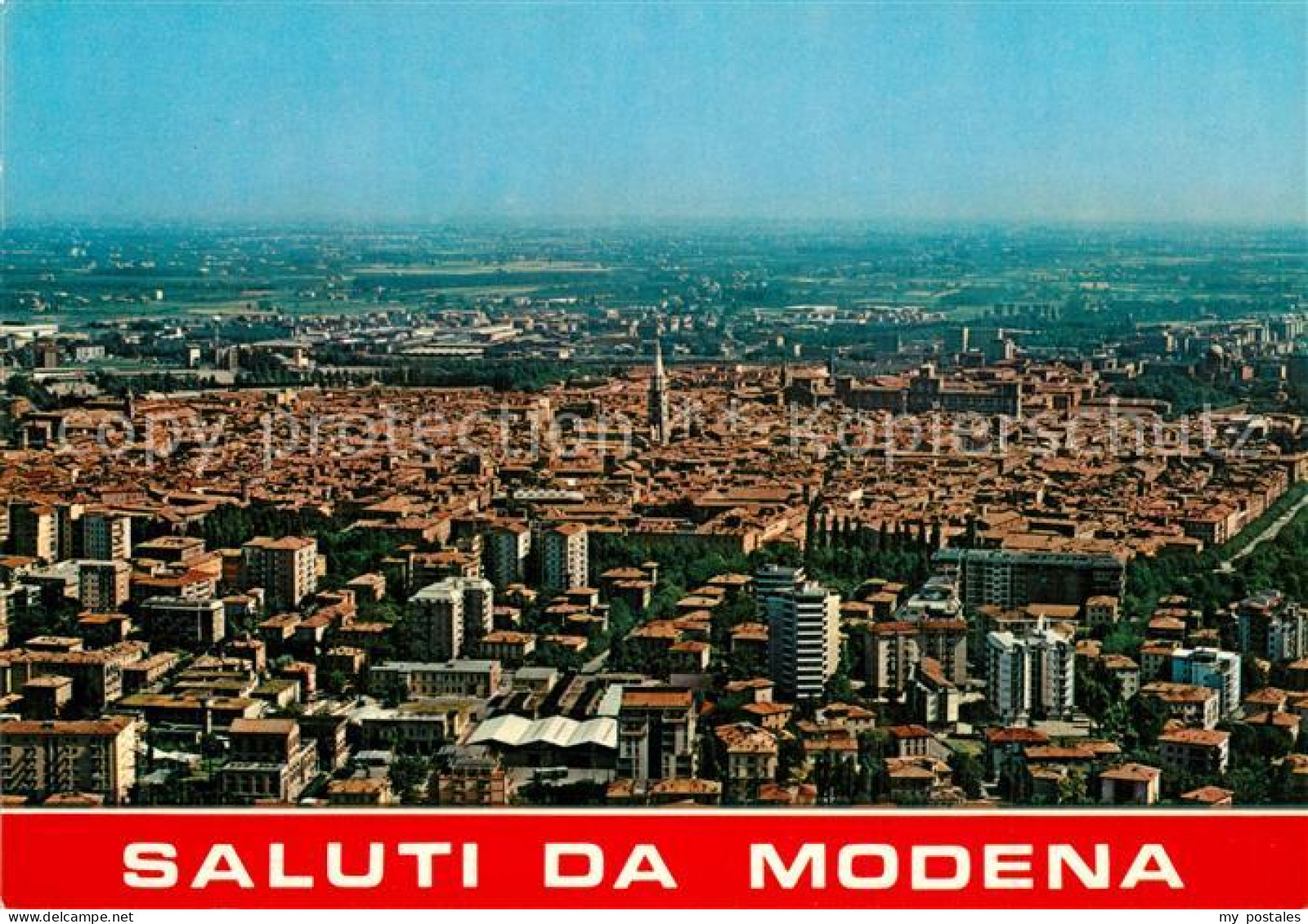 Modena Emilia-Romagna Fliegeraufnahme