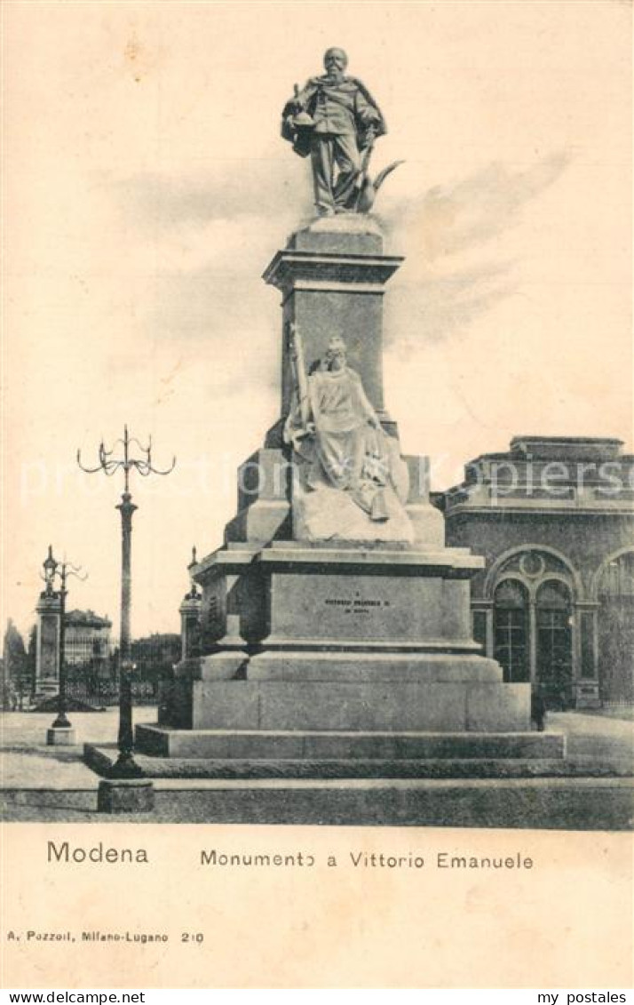 Modena Emilia-Romagna Monumento a Vittorio Emanuele