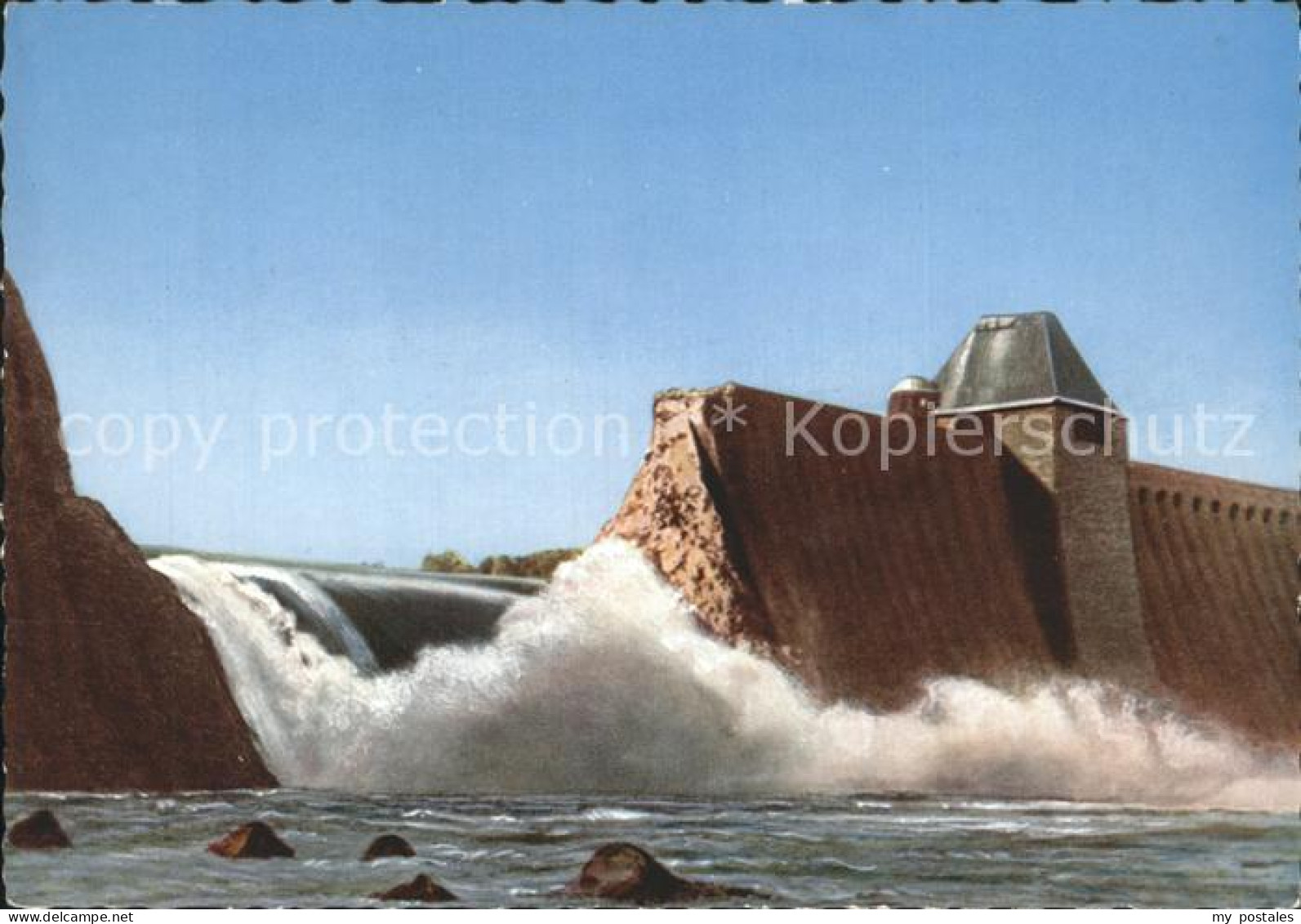 Moehnetalsperre zerstoert im Mai 1843