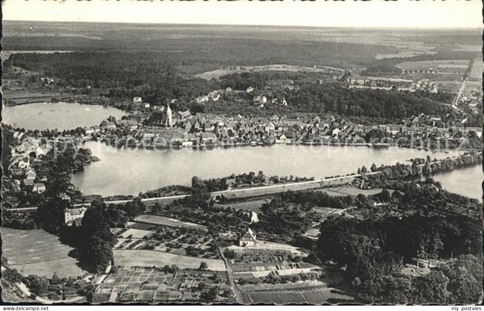 Moelln Lauenburg Fliegeraufnahme