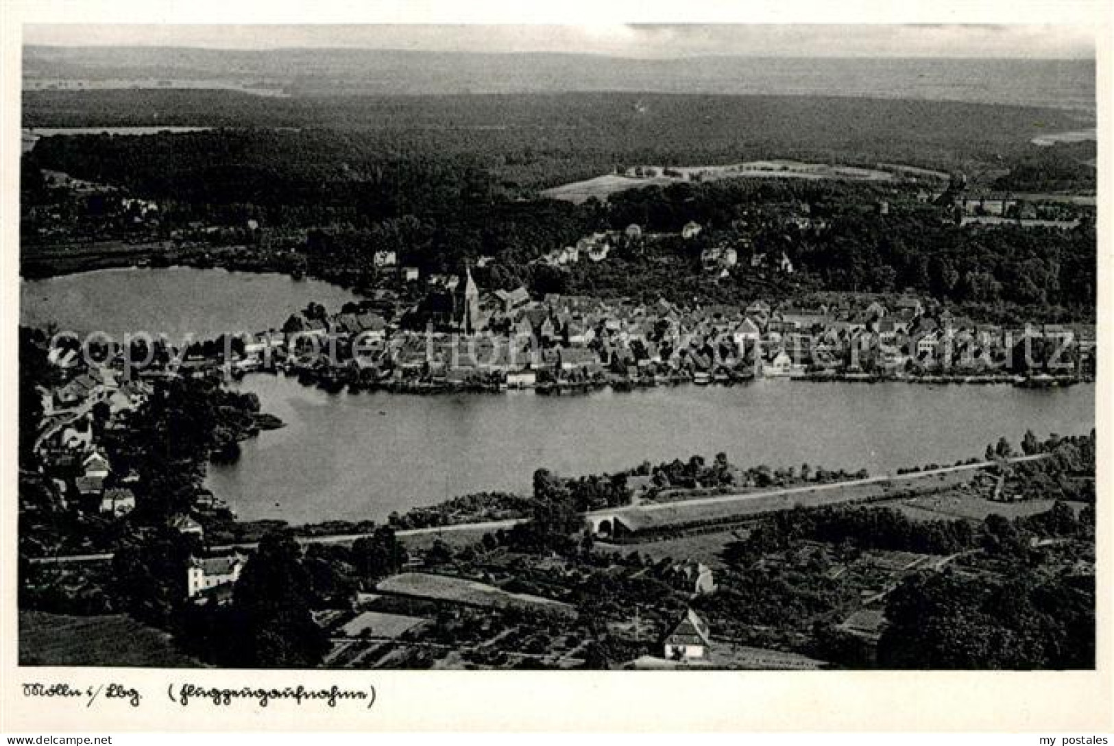 Moelln Lauenburg Fliegeraufnahme