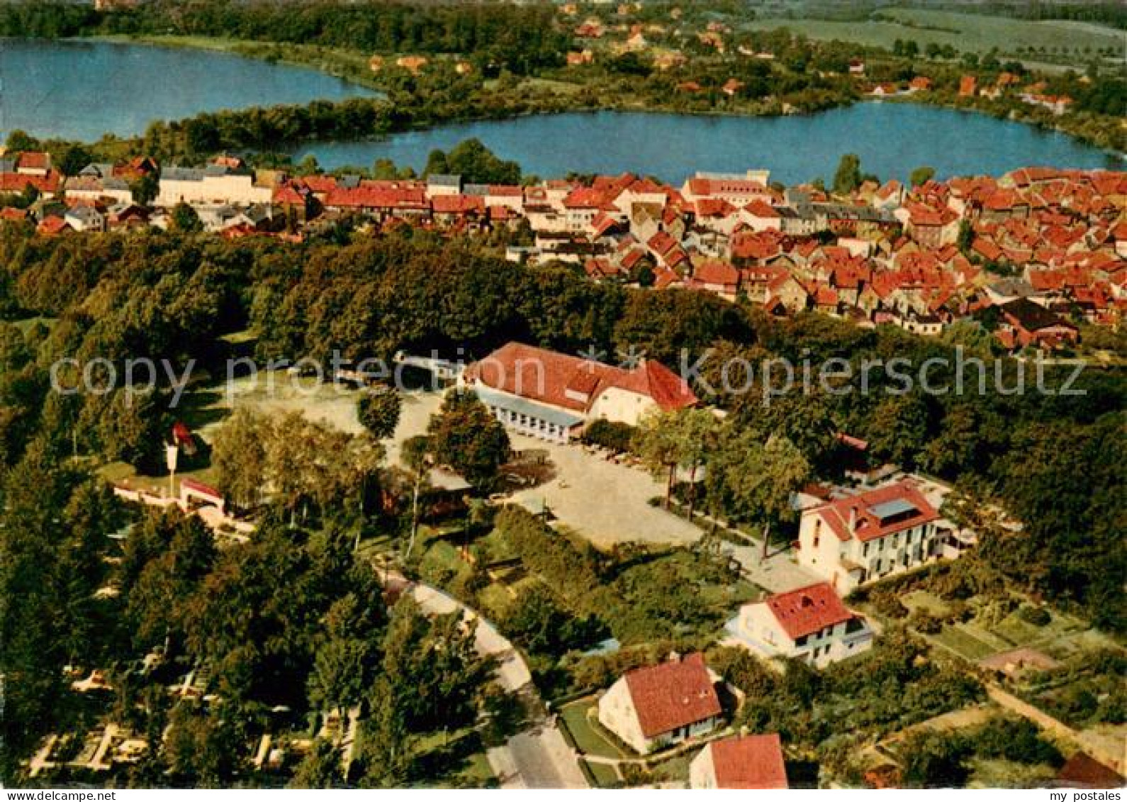 Moelln  Lauenburg Fliegeraufnahme