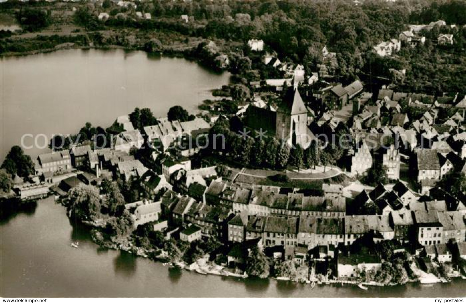 Moelln Lauenburg Fliegeraufnahme