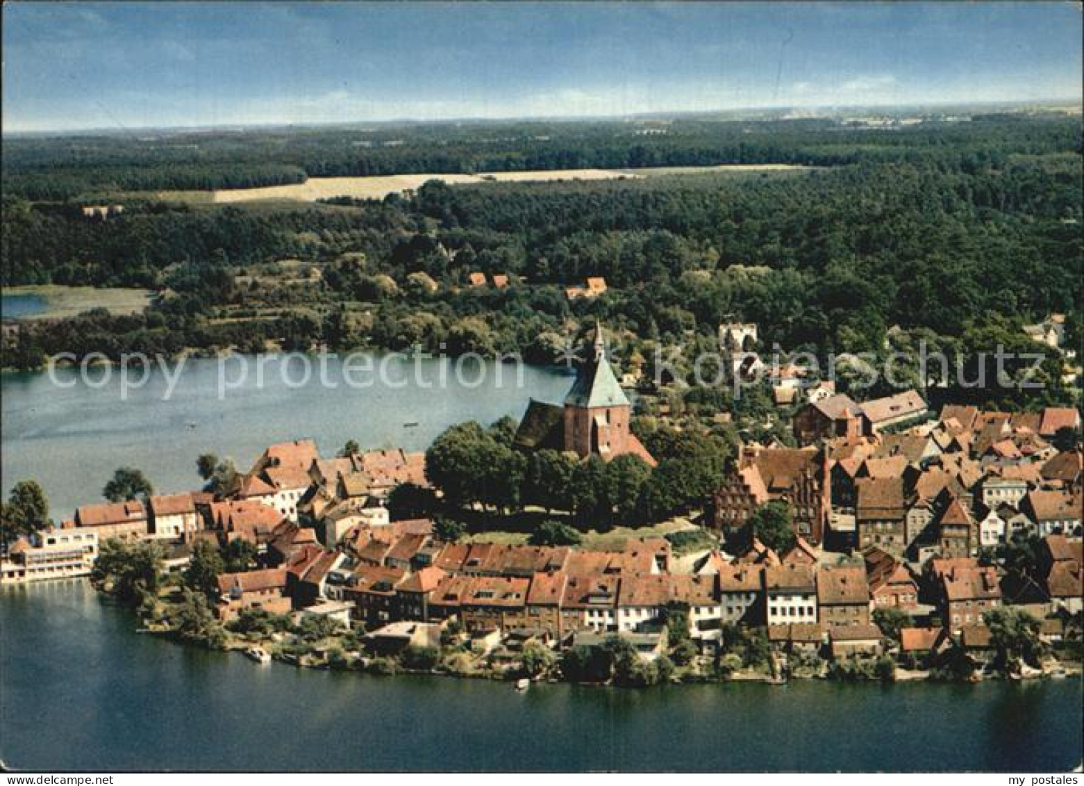 Moelln Lauenburg Fliegeraufnahme