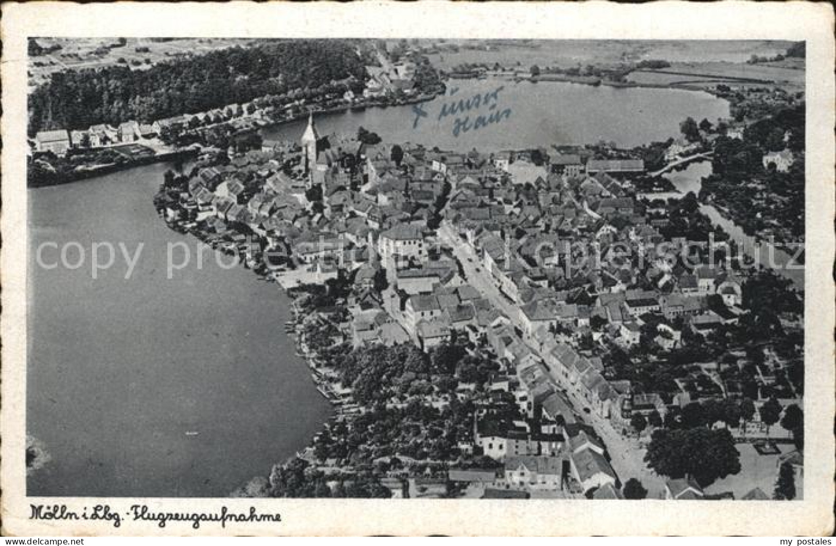 Moelln Lauenburg Fliegeraufnahme