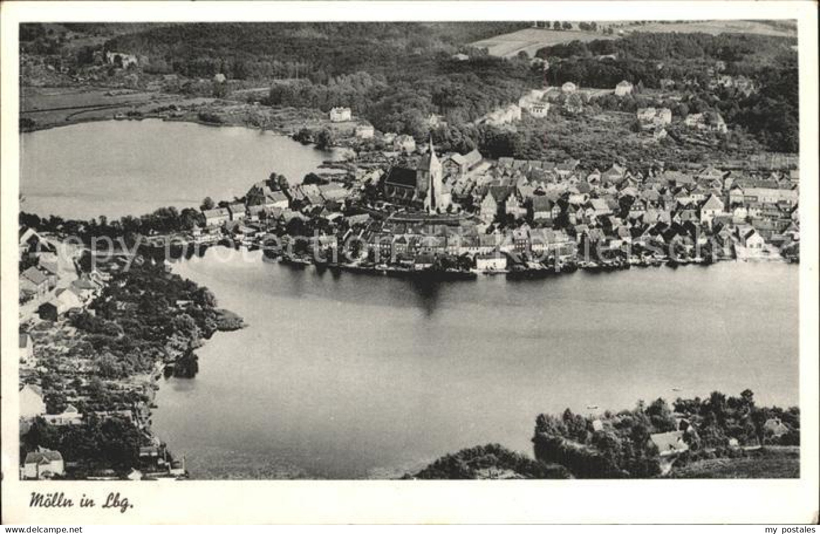 Moelln Lauenburg Fliegeraufnahme