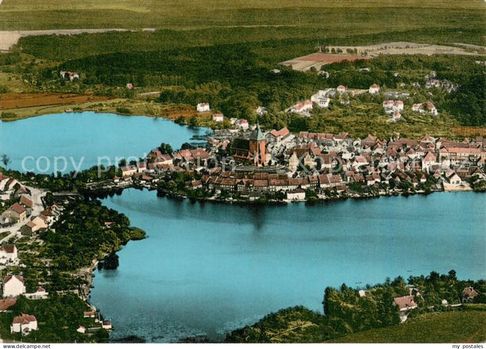 Moelln  Lauenburg Fliegeraufnahme