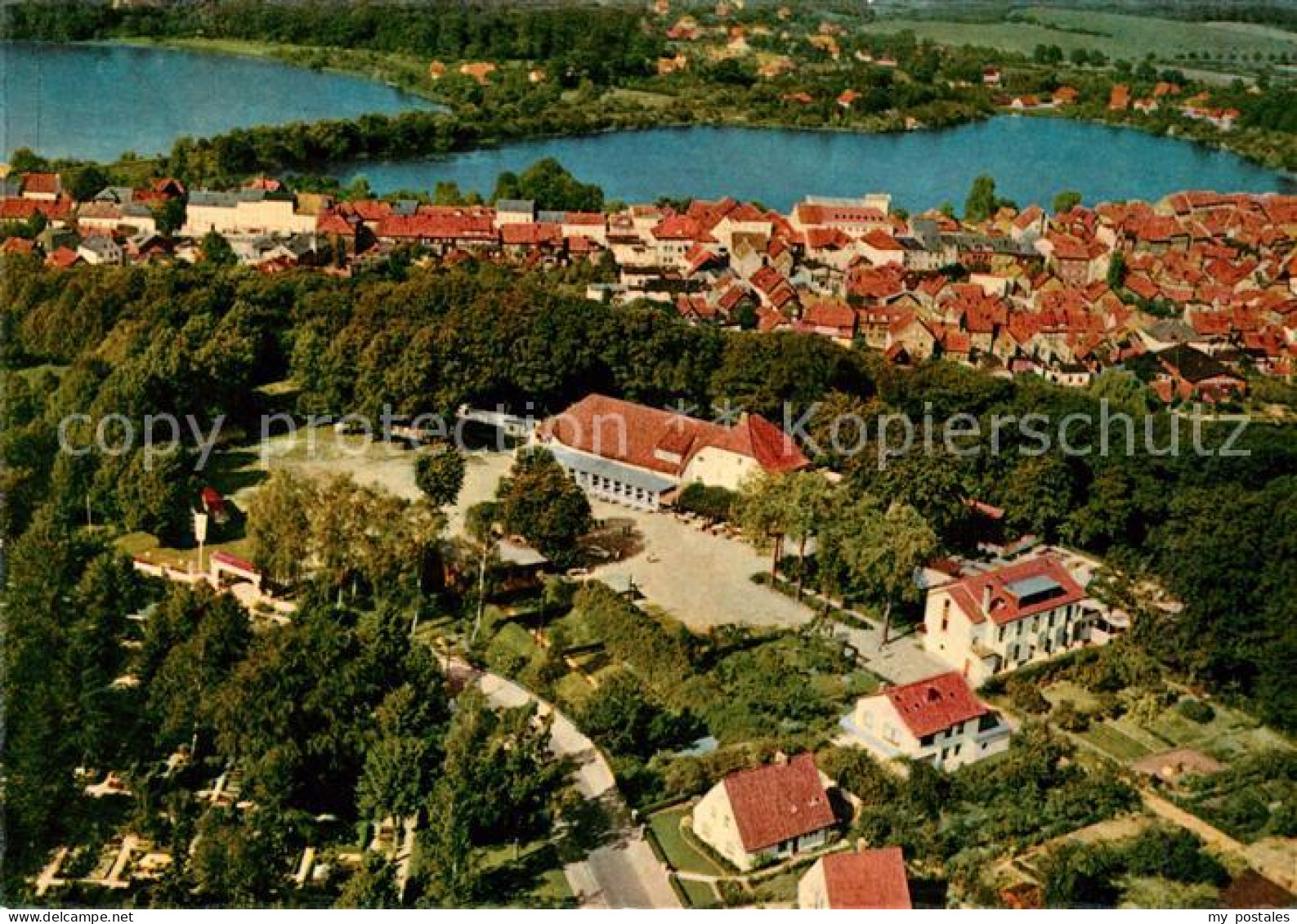 Moelln Lauenburg Fliegeraufnahme