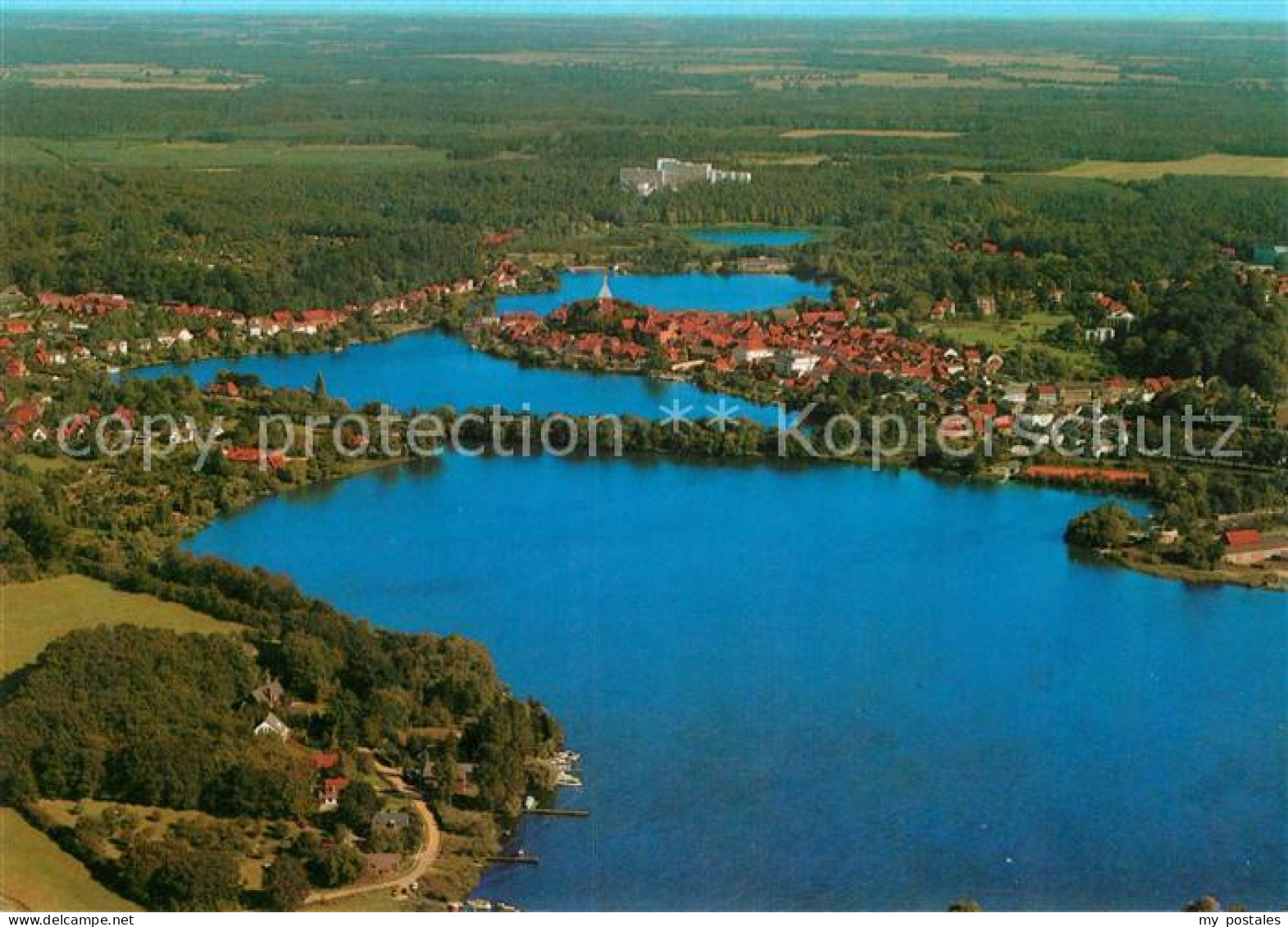 Moelln Lauenburg Fliegeraufnahme