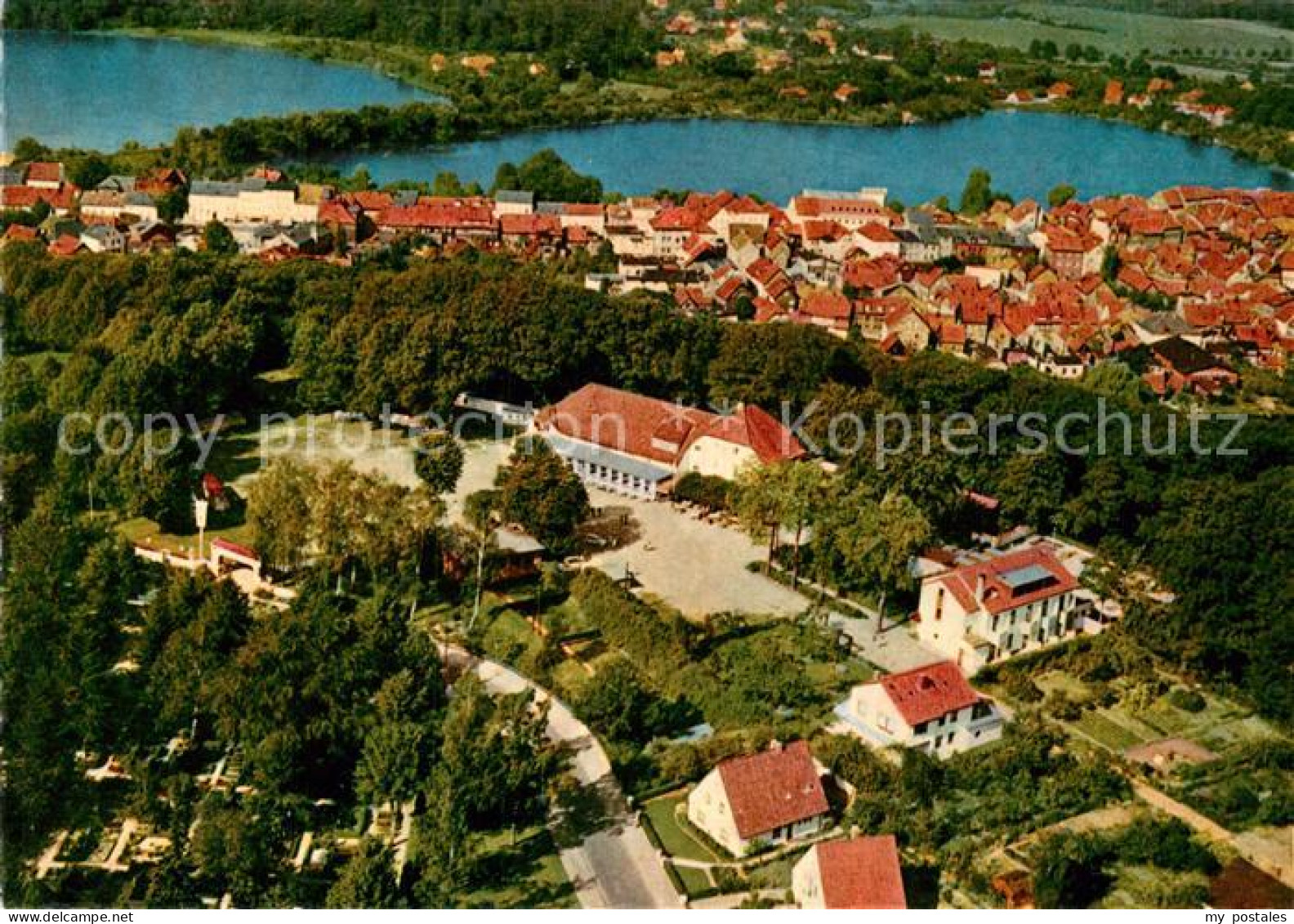 Moelln Lauenburg Fliegeraufnahme