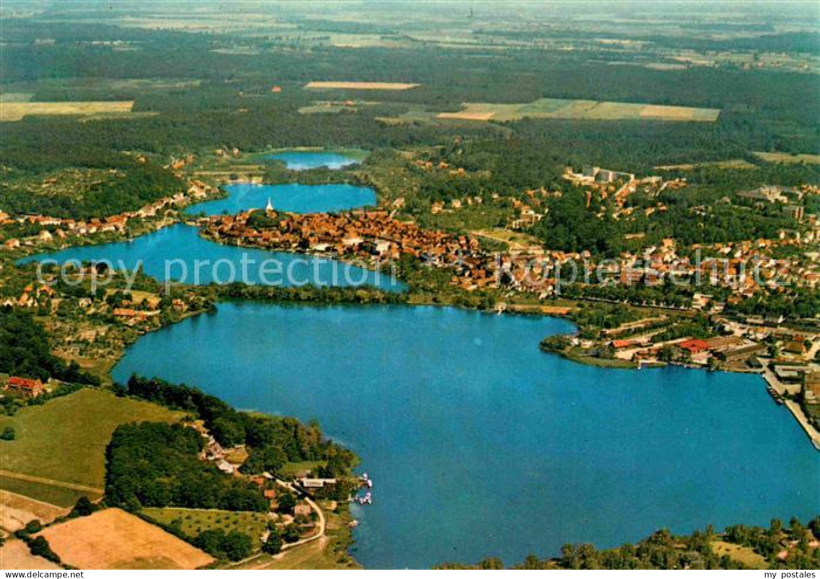 Moelln Lauenburg Fliegeraufnahme