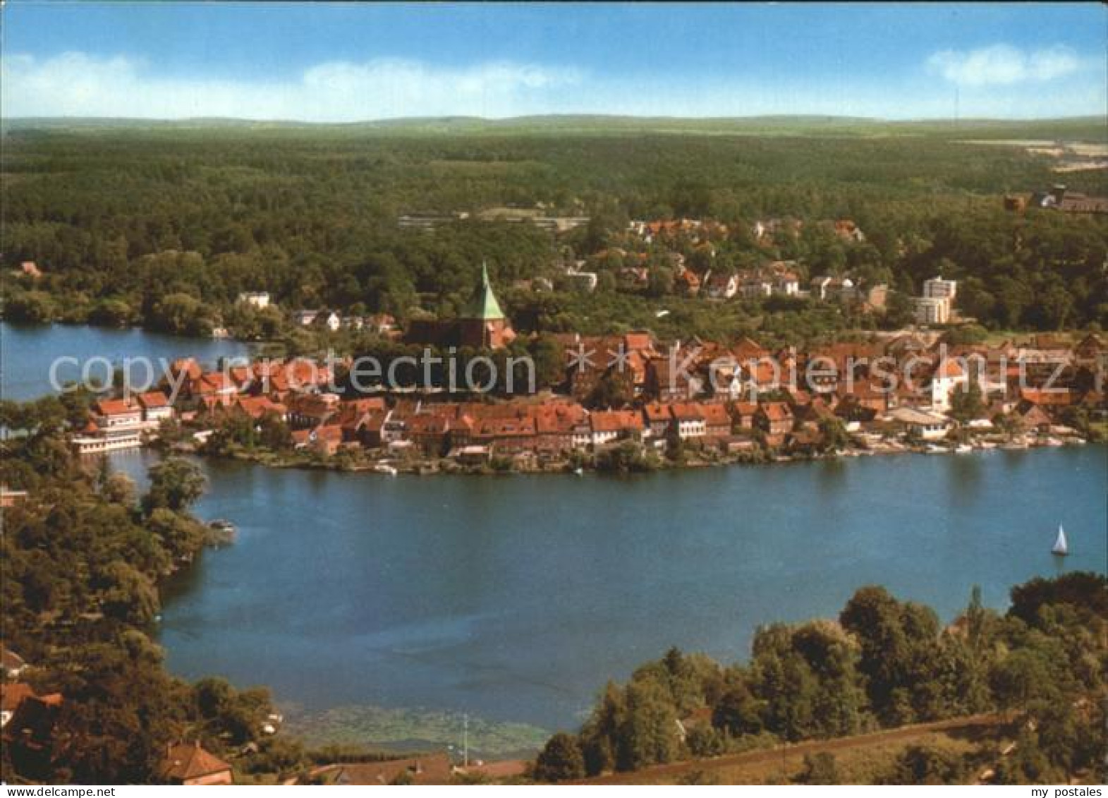 Moelln Lauenburg Fliegeraufnahme