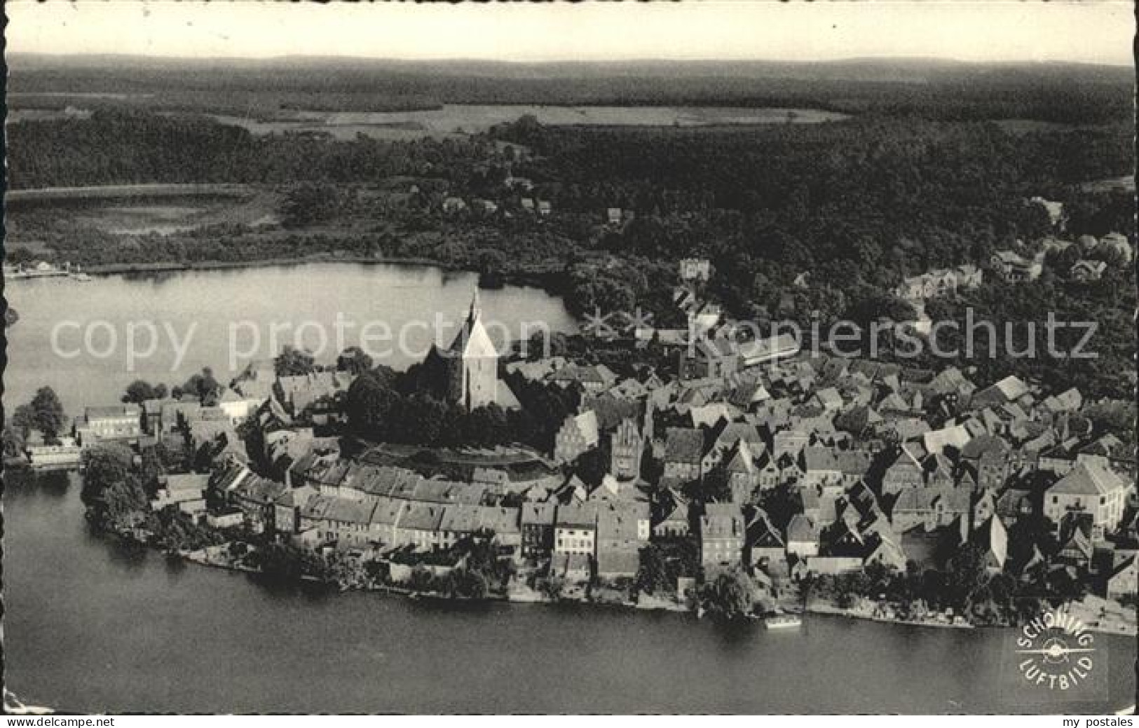 Moelln Lauenburg Fliegeraufnahme