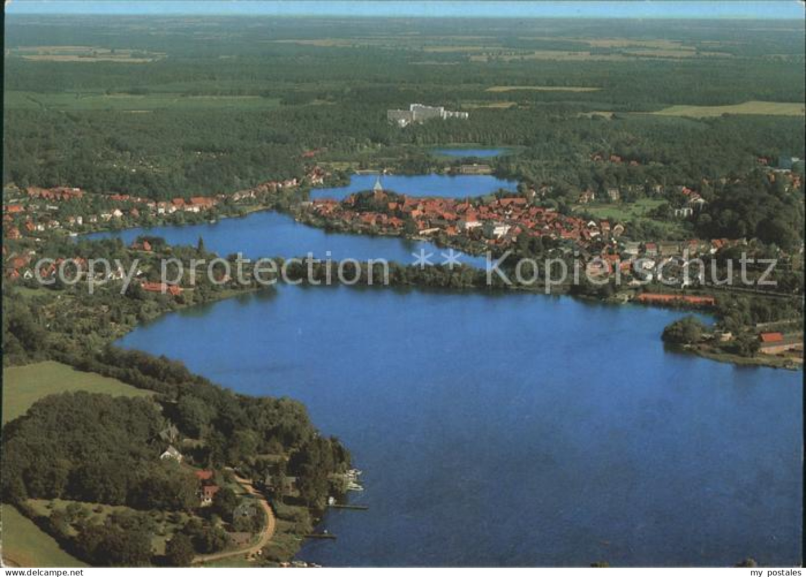 Moelln Lauenburg Fliegeraufnahme