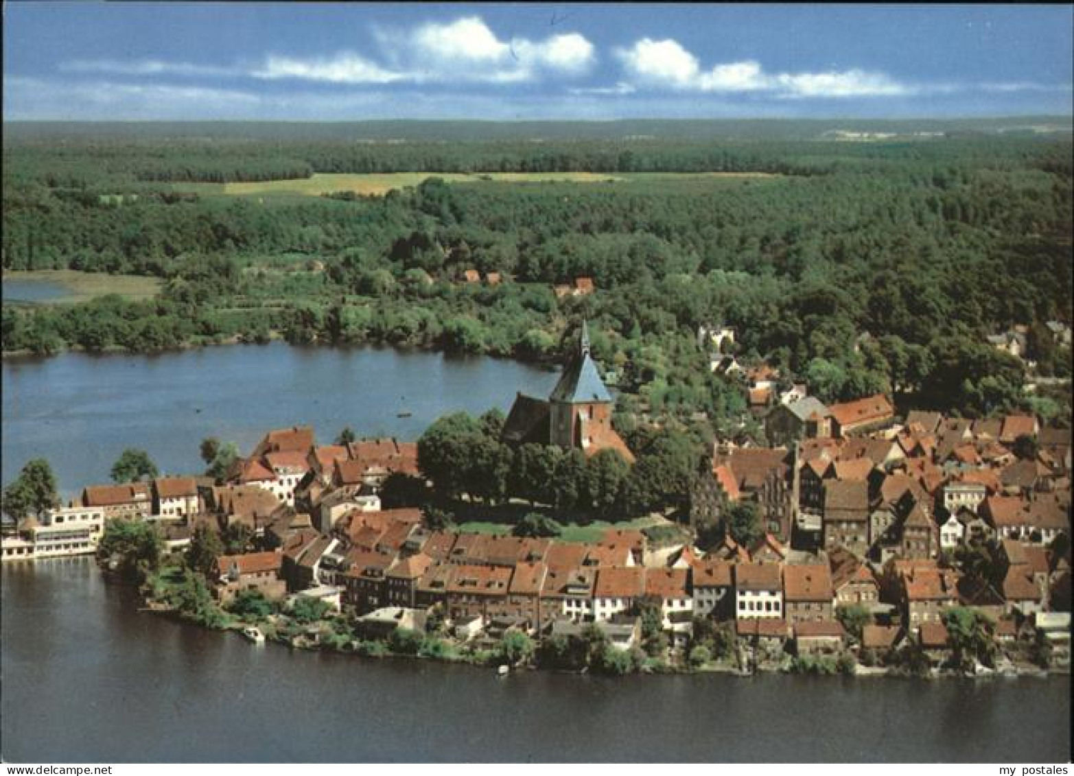 Moelln Lauenburg Fliegeraufnahme