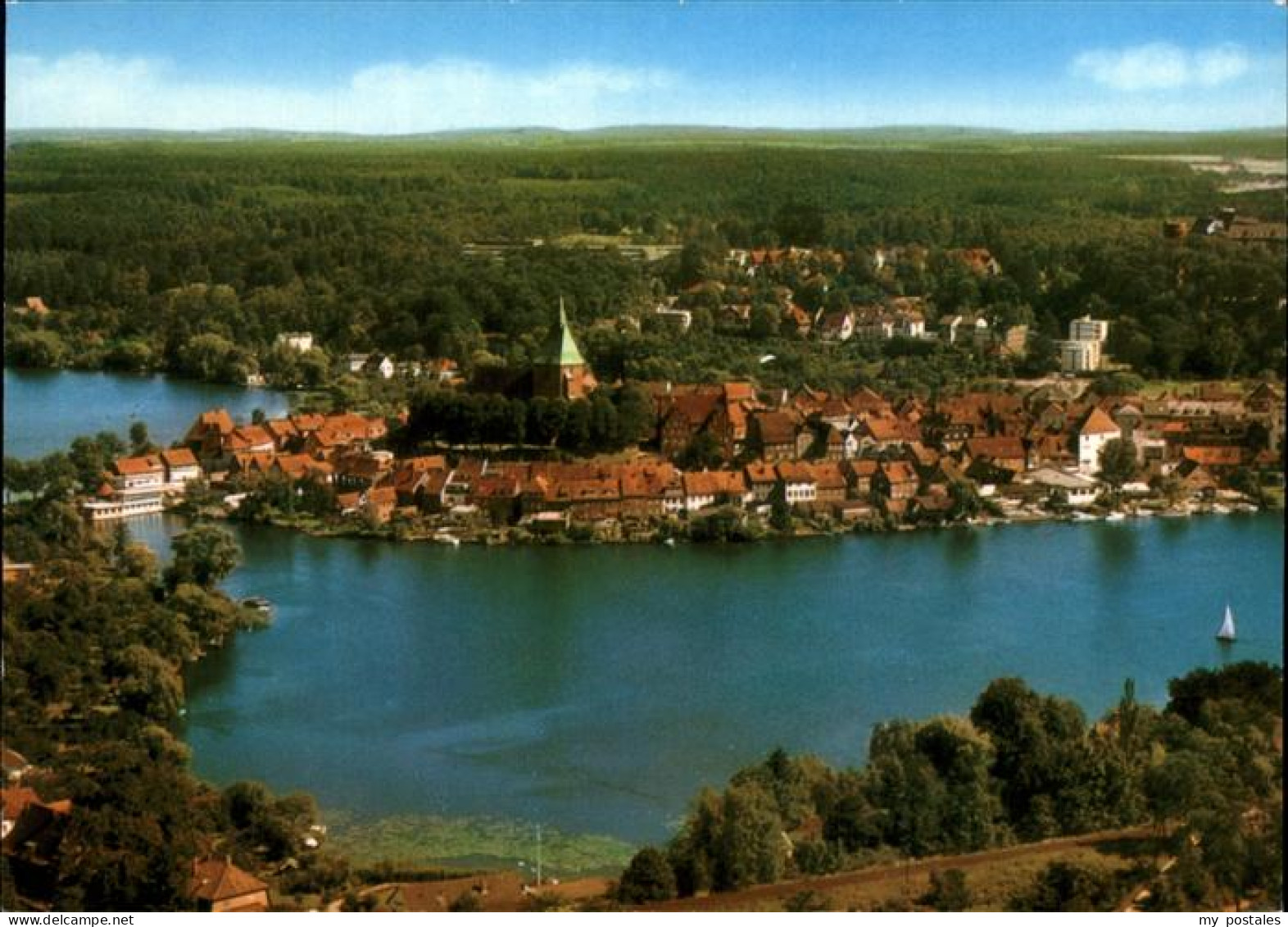 Moelln Lauenburg Fliegeraufnahme