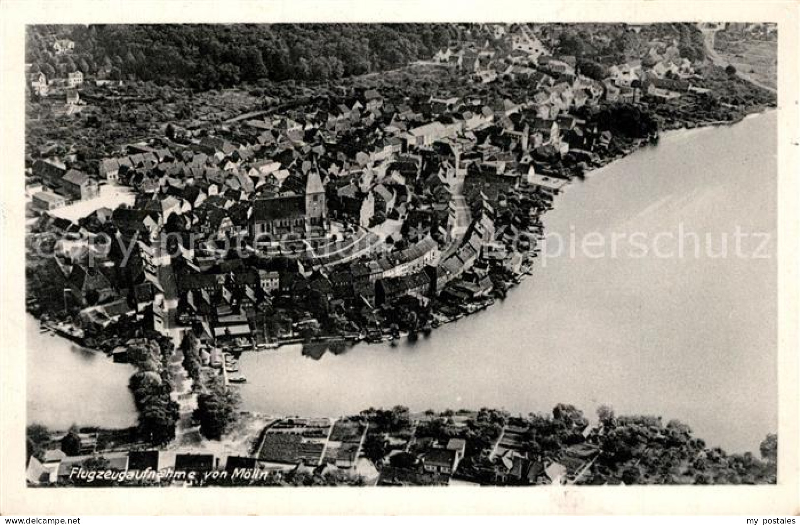 Moelln Lauenburg Fliegeraufnahme