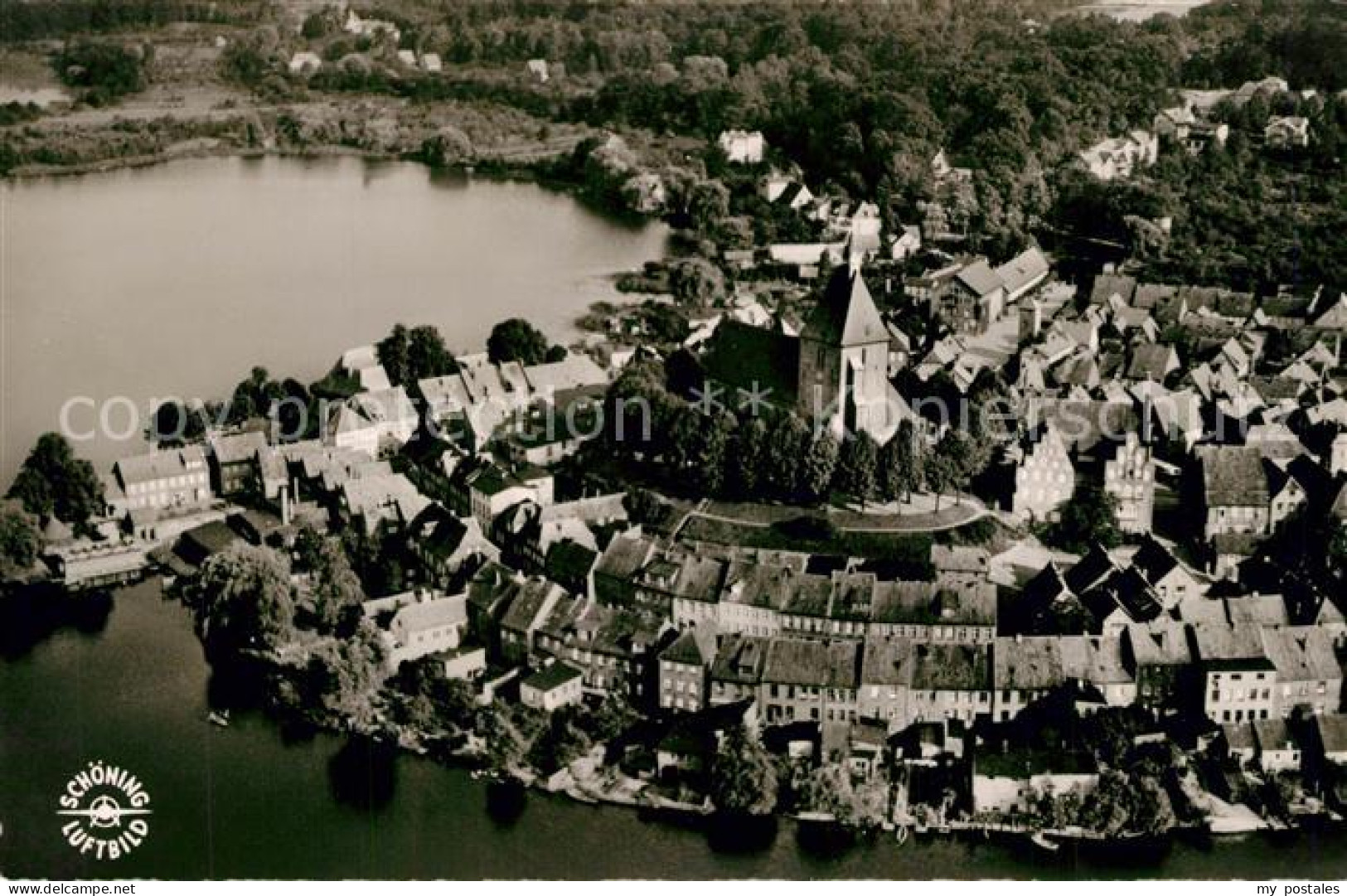 Moelln Lauenburg Fliegeraufnahme