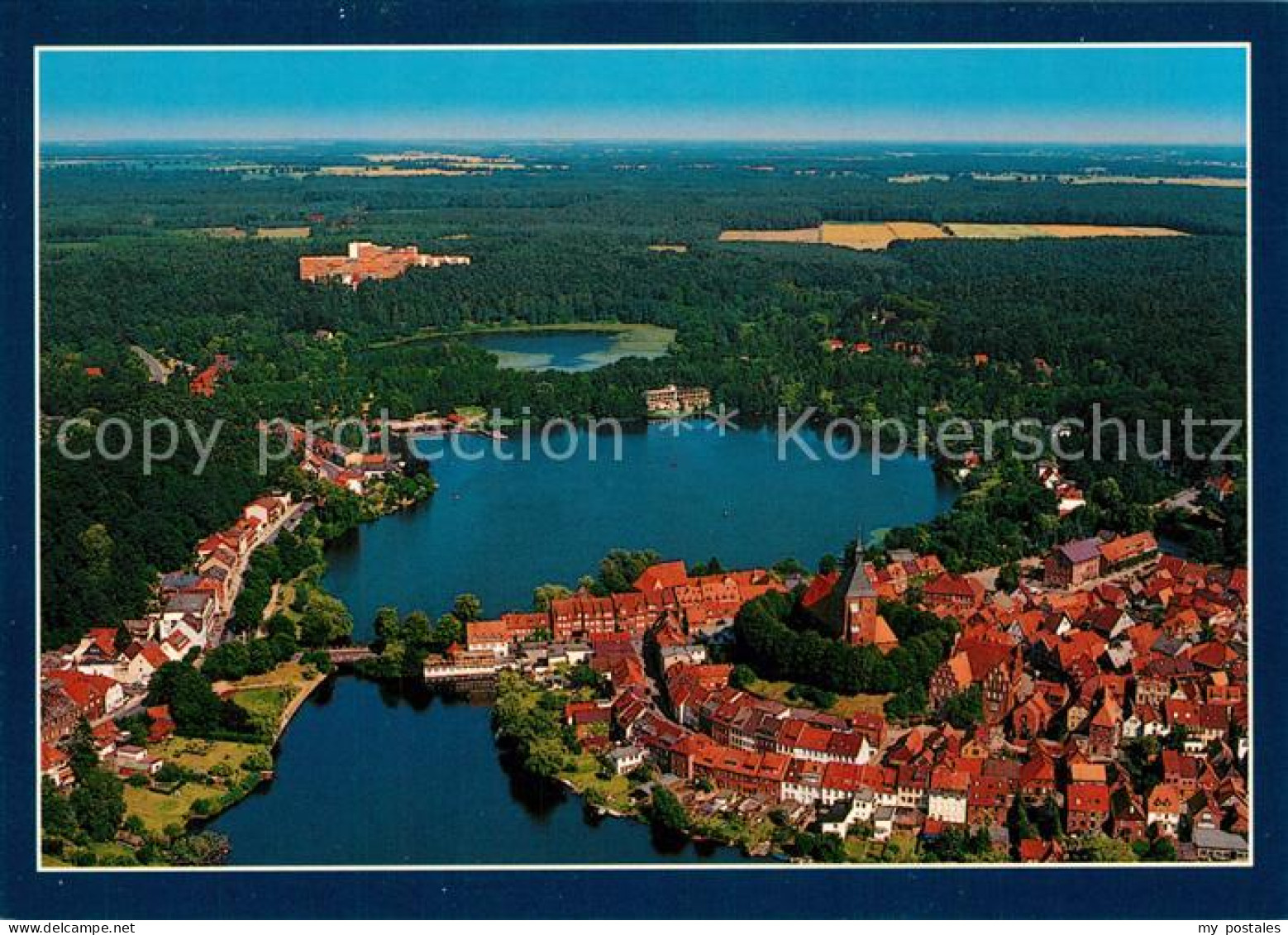 Moelln Lauenburg Fliegeraufnahme