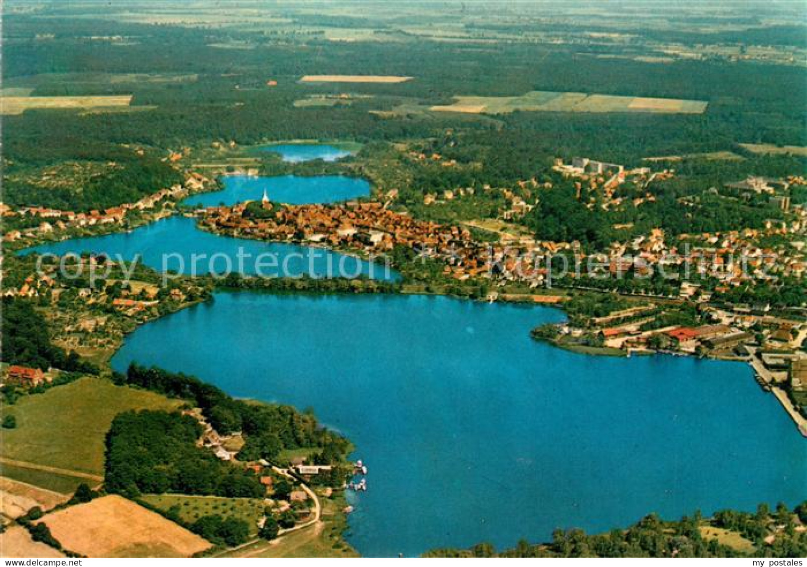 Moelln Lauenburg Fliegeraufnahme
