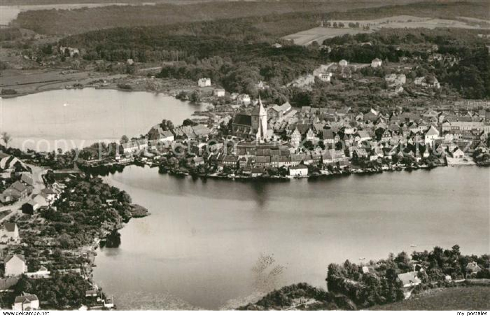 Moelln Lauenburg Fliegeraufnahme