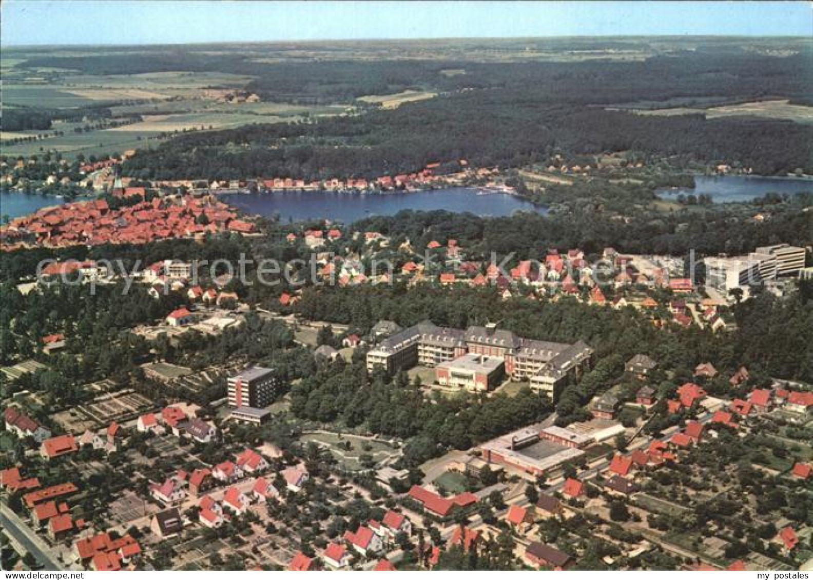 Moelln Lauenburg Fliegeraufnahme