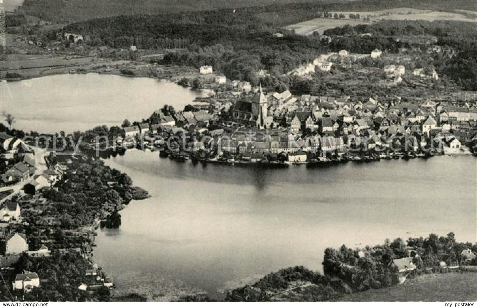 Moelln Lauenburg Fliegeraufnahme