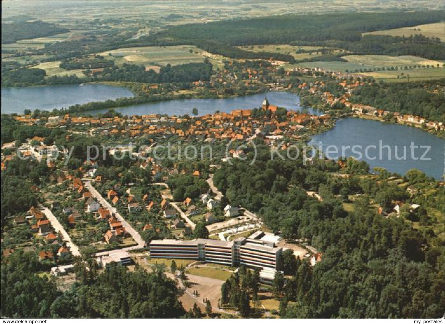 Moelln Lauenburg Luftaufnahme