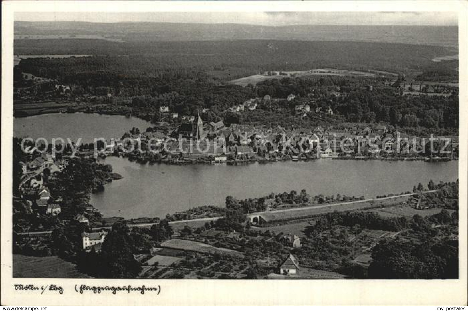 Moelln Lauenburg Luftaufnahme