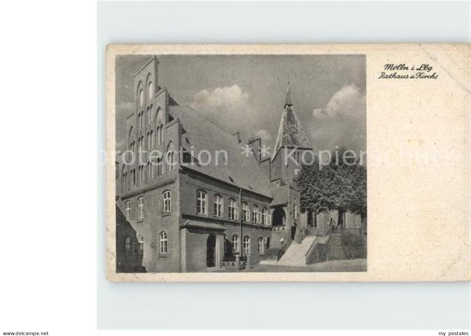 Moelln Lauenburg Rathaus Kirche