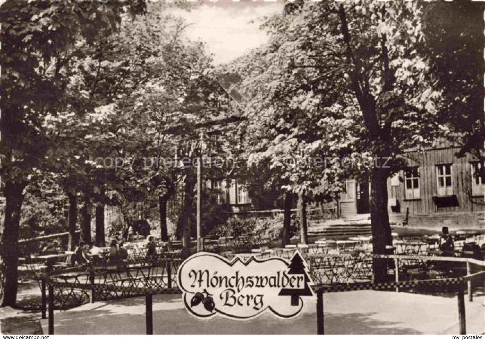 Moenchswalder Bergbaude 449m Kirschau Sachsen Gartenwirtschaft