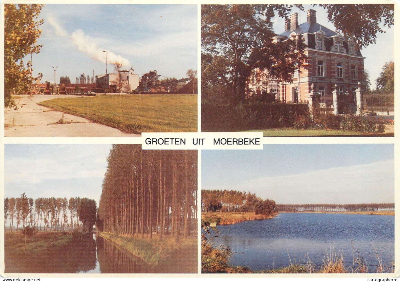 Moerbeke-Waas multi views postcard