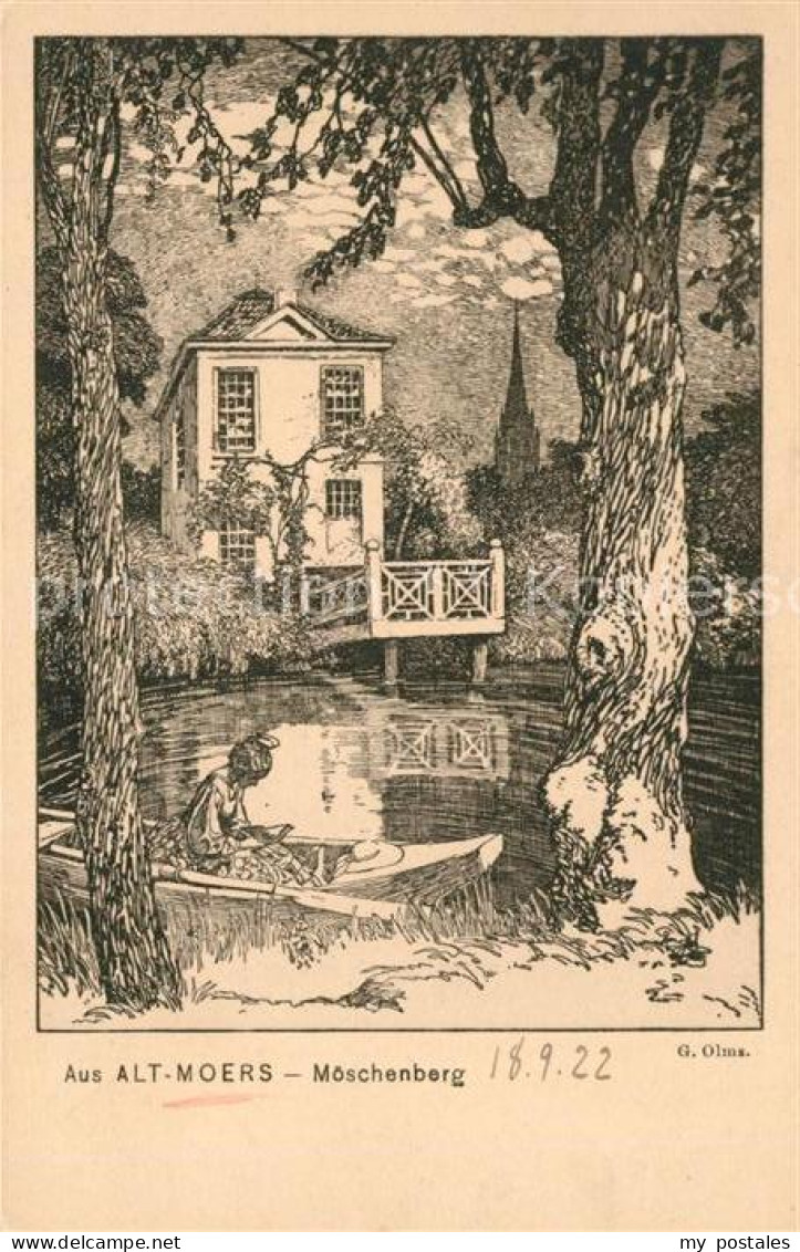 Moers Alt Moers Möschenberg Künstler Olms