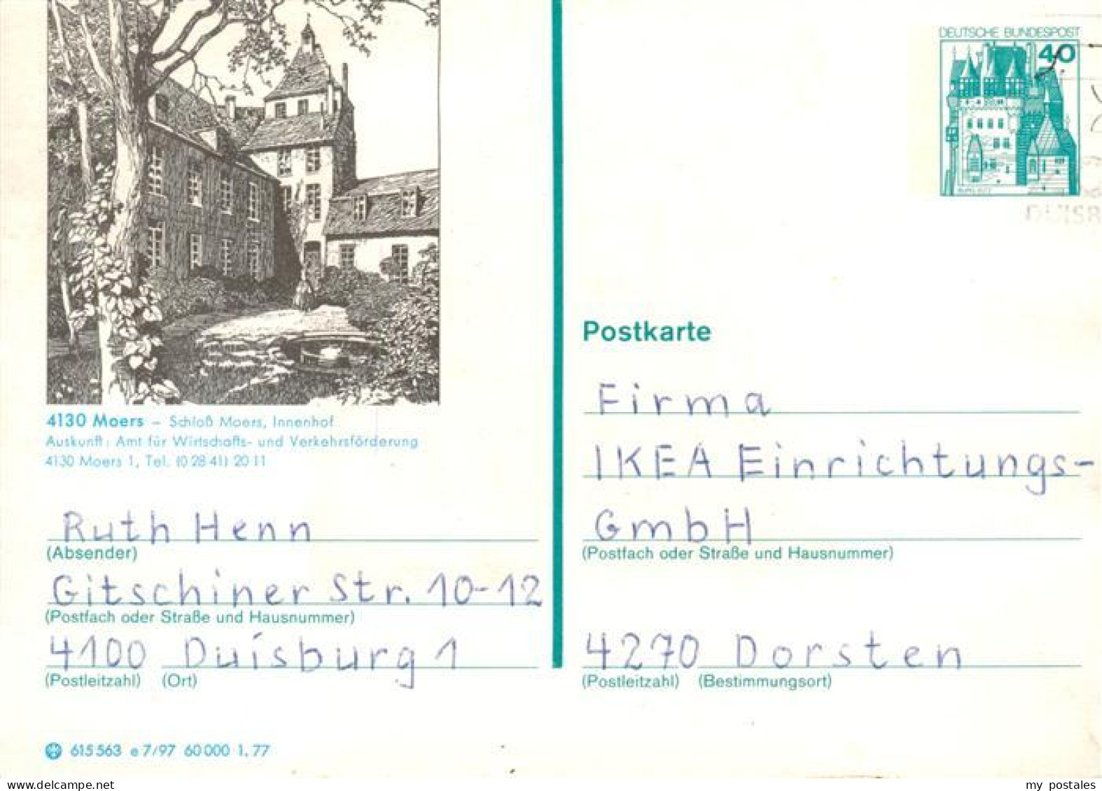 Moers Moers NRW Schloss