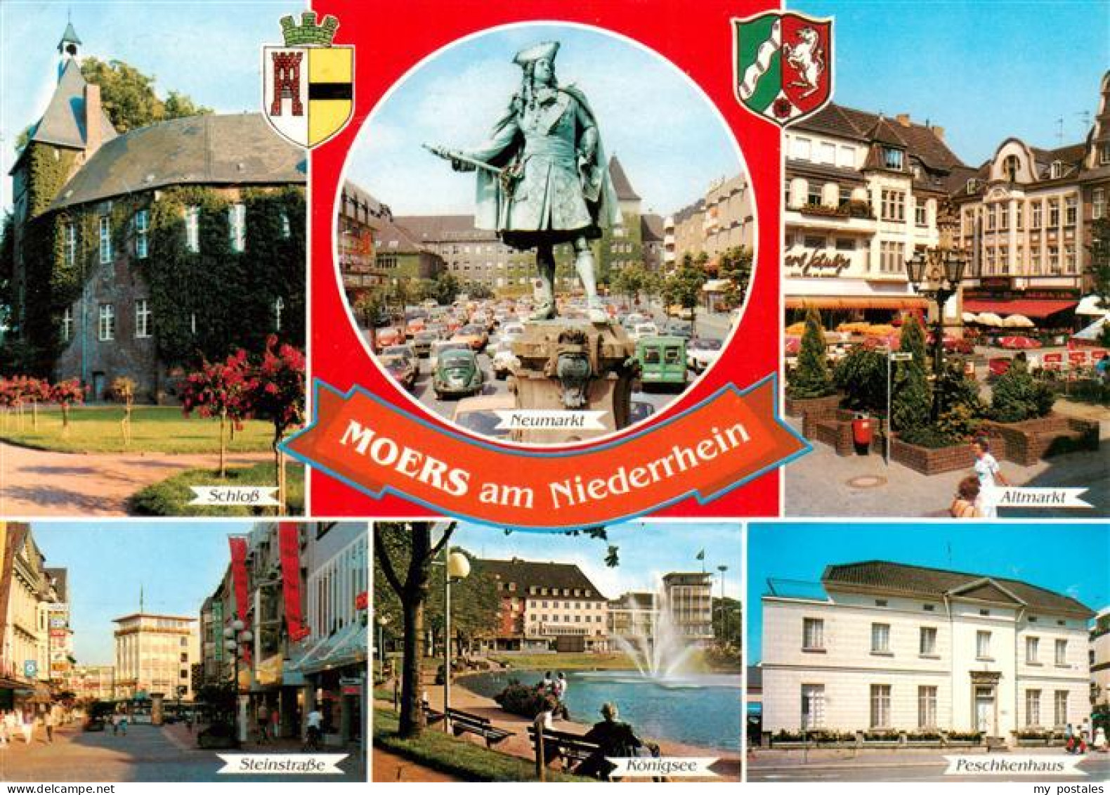 Moers Moers NRW Schloss Neumarkt Denkmal Altmarkt Steinstrasse Koenigsee Peschke